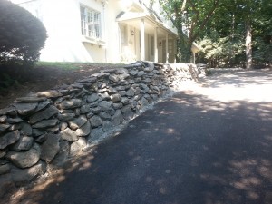 Holliston Stone Retaining Wall