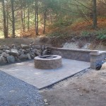 Wellesley Outdoor Fire Pit Completed